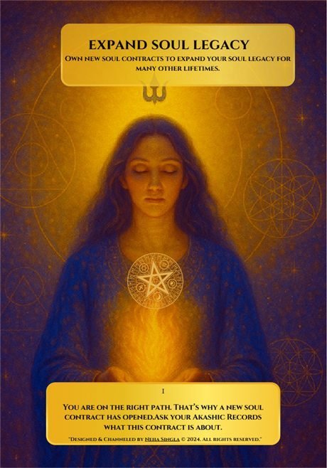 Expand Soul Legacy card from the Akashic Healing Oracle Deck