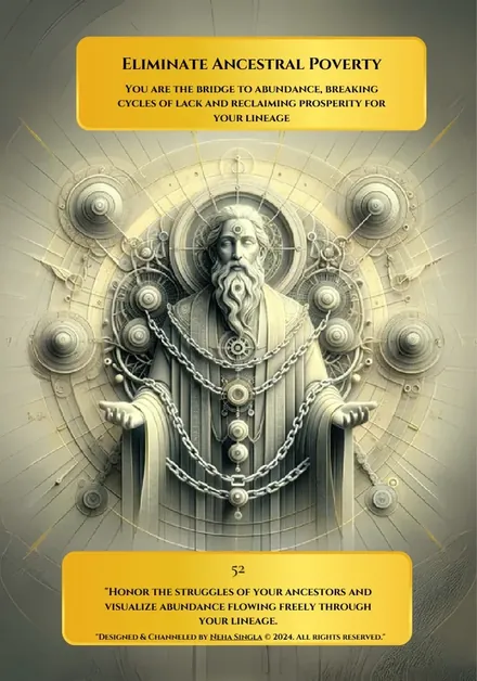 Eliminate Ancestral Poverty, Akashic Healing Oracle Deck