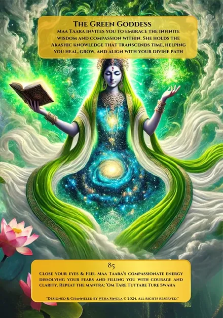 The Green Goddess, Akashic Healing Oracle Deck
