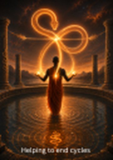 Front cover of the upcoming Healings from the Snake Masters deck